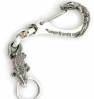 Alligator Clip Key Chain w/Alligator Alligator Clip Key Chain w/Alligator